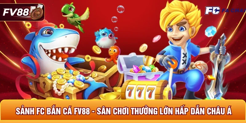Sảnh FC Bắn Cá FV88 - Sân Chơi Thưởng Lớn Hấp Dẫn Châu Á